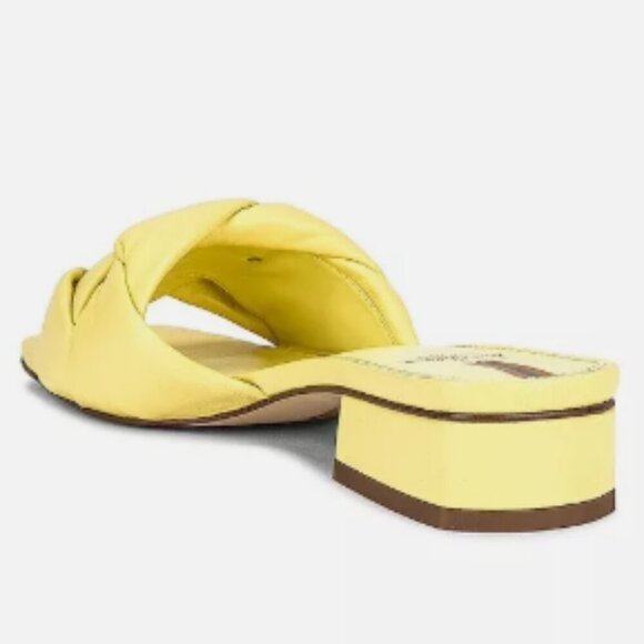 Sam Edelman Women Dawson Puffed Slide Sandals, Butter Yellow Leather - Picture 7 of 8